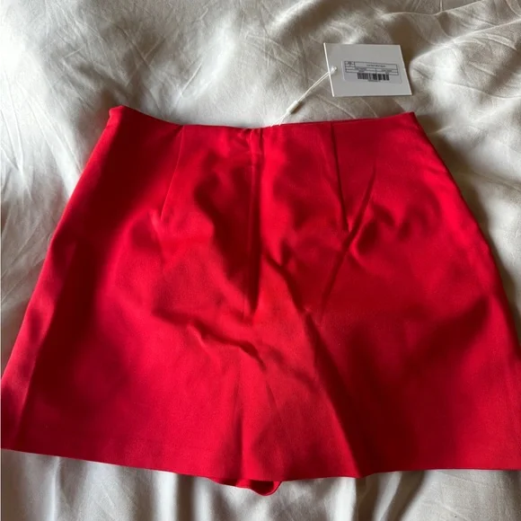 Red Mini Skort - Picture 2 of 3